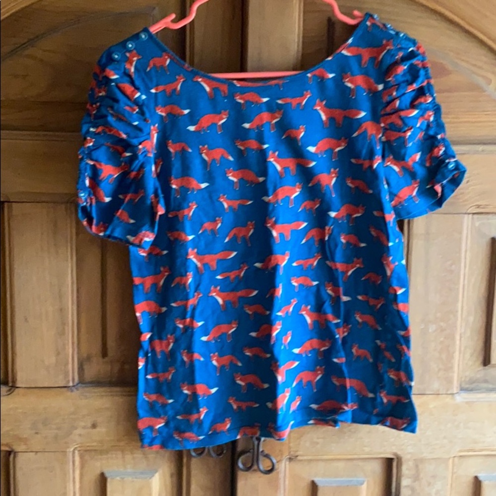 Fox Pattern Top
